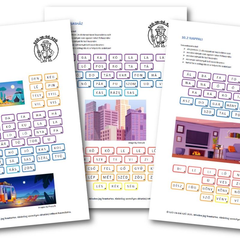 Koszt és kvártély feladatlap-gyűjtemény (PDF)